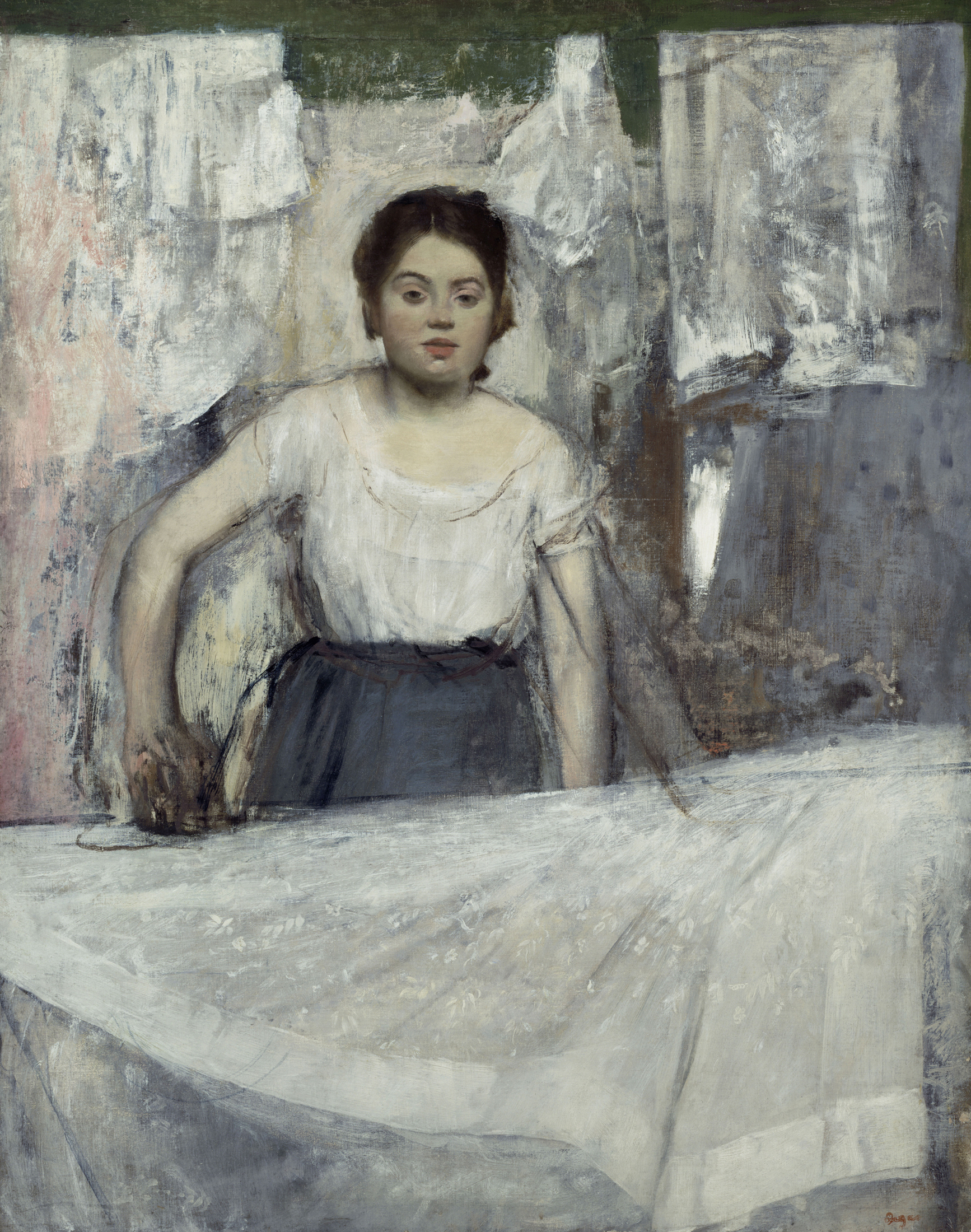 Woman Ironing